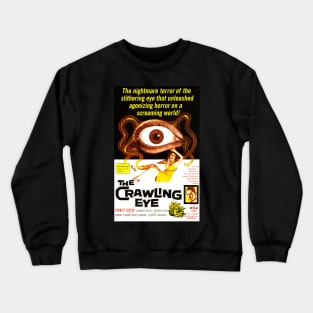 Classic Science Fiction Movie Poster - The Crawling Eye Crewneck Sweatshirt